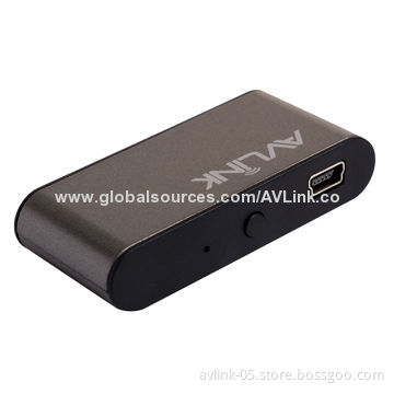 Mini Bluetooth Stereo Transmitter w/3.5mm Audio Plug for Mobile Phones, PC/Other Bluetooth Devices